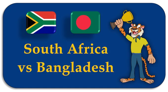 South Africa vs Bangladesh - (en) new