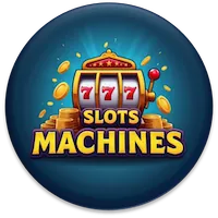 Slots Machines - Round Logo Large (hi)