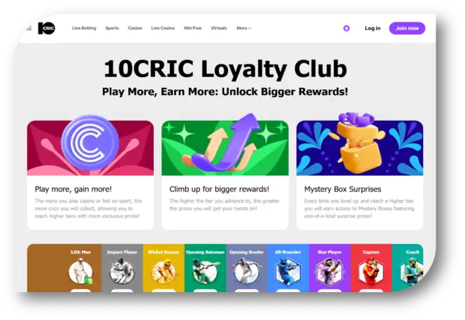 10Cric - Club Page (en)
