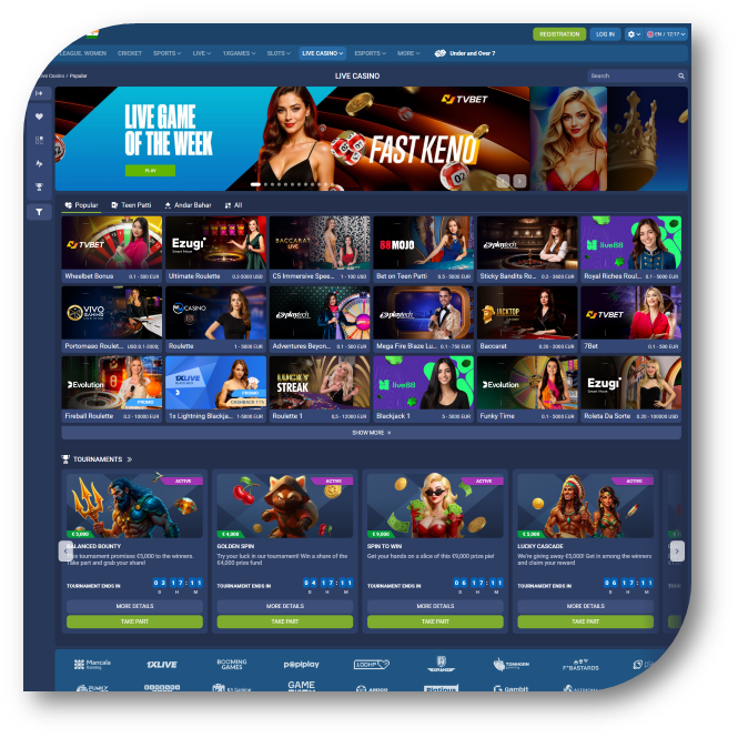 1XBet - Casino Box (en)