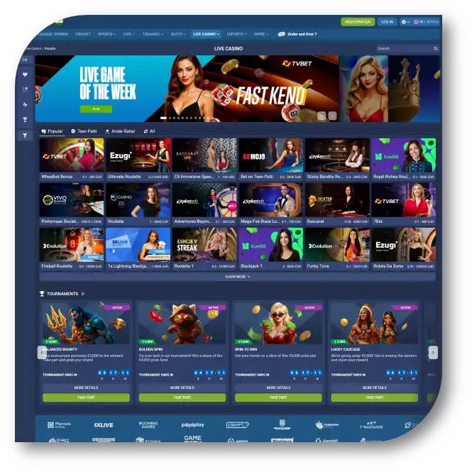 1XBet - Casino Box (en)