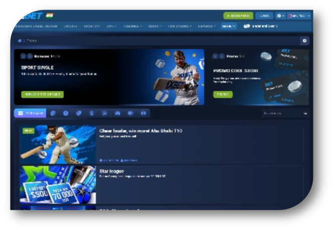 1XBet - Promotions Page (en)