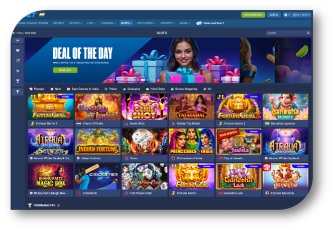 1XBet - Slots Page (en)