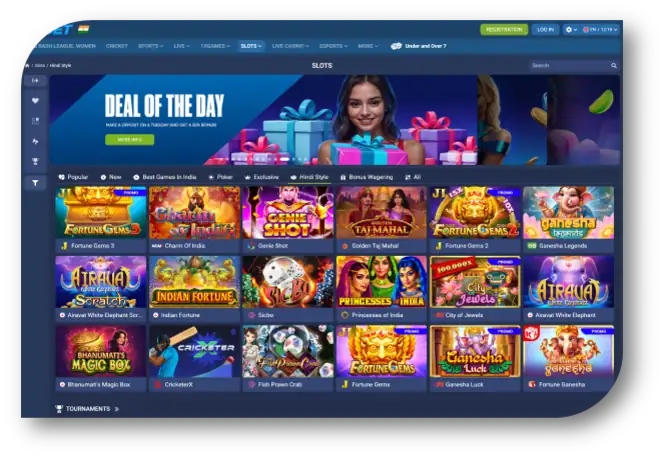 1XBet - Slots Page (en)