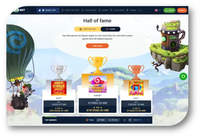 20Bet - Hall of Fame Page (en)