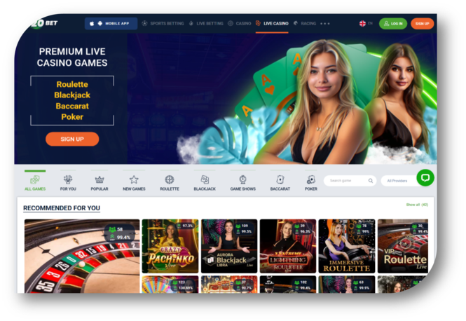 20Bet - Live Casino Page (en)