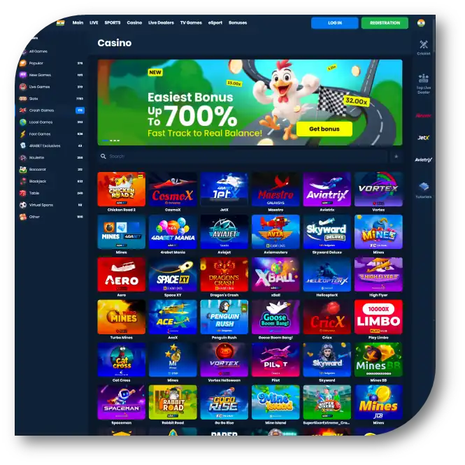 4RaBet - Casino Box