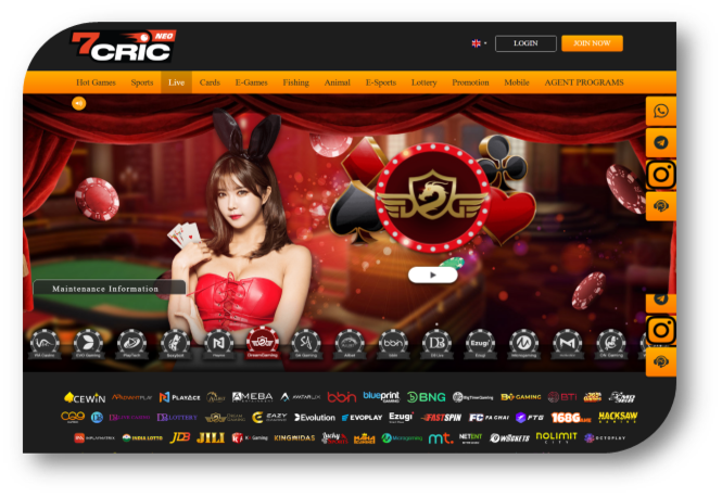 7Cric Neo - Live Dealer Page (en)