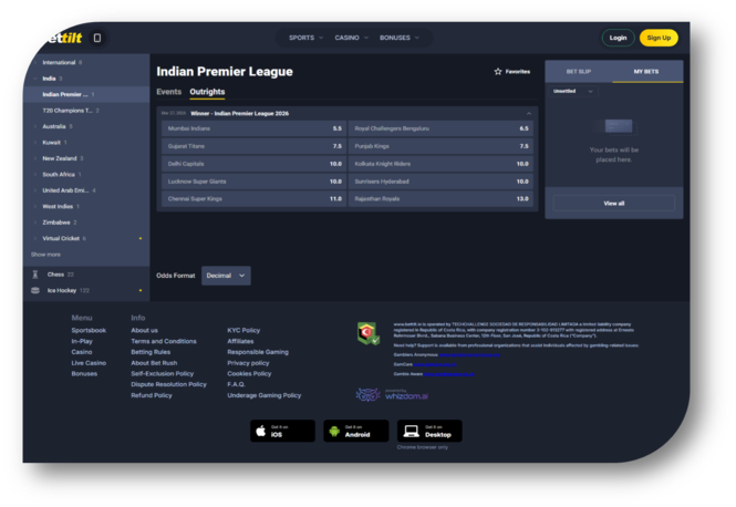 Bettilt - IPL Page (en)