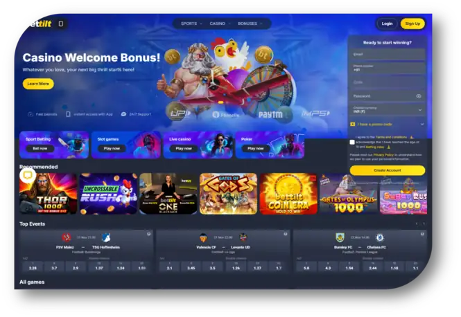 Bettilt - Welcome Page (hi)