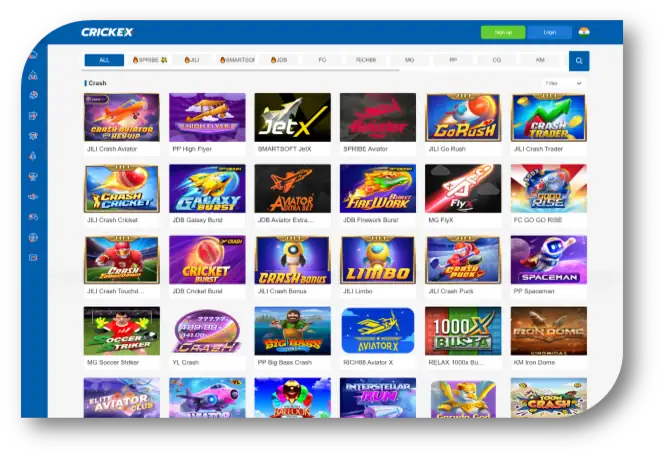 Crickex - Crash Page (en)