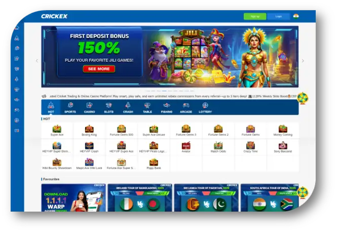 Crickex - Main Page (hi)