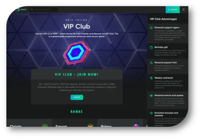Drip - VIP Club Page (hi)