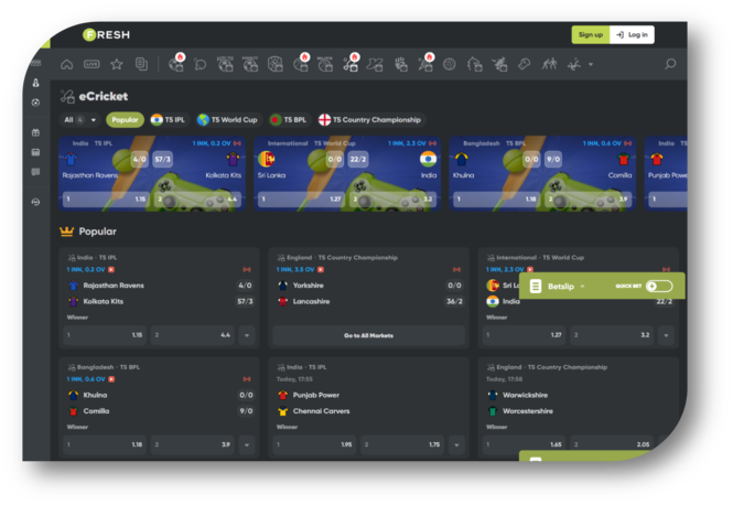 Fresh - Virtual Sports Page (en)