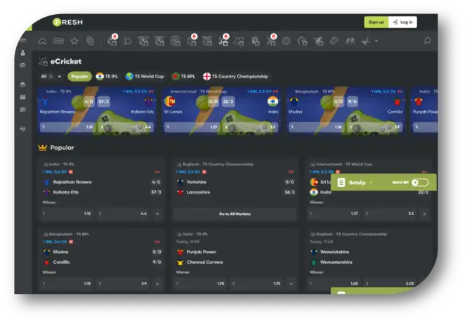 Fresh - Virtual Sports Page (hi)