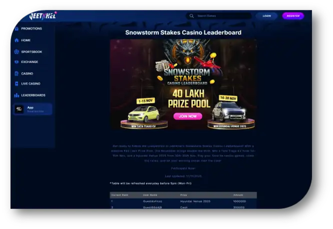 JeetKhel - Leaderboard Page (en)