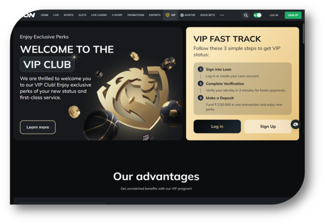 Leon - VIP Club Page (en)