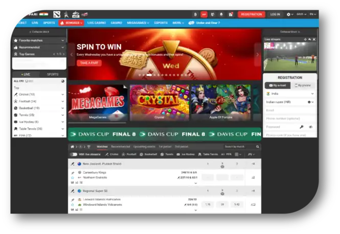 Megapari - Main Page (hi)