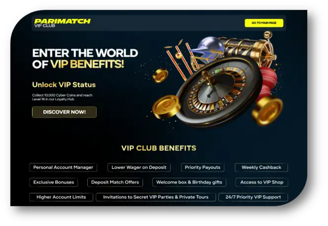 Parimatch - VIP Club Page (en)