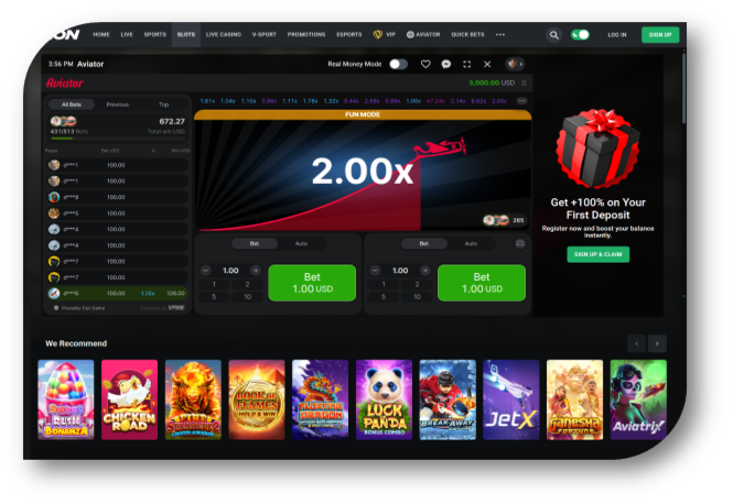 Aviator - Game Page (Leon) (en)