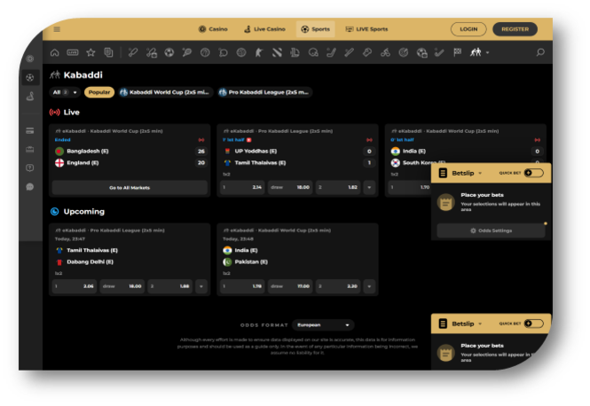Kabaddi - List Page (FTV Club) (en)