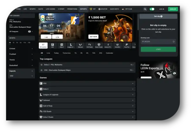 Leon - eSports Page (hi)