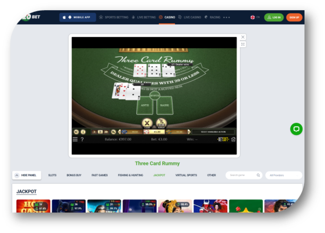 Rummy - Game Page (20Bet) (hi)