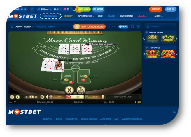 Rummy - Game Page (Mostbet) (hi)