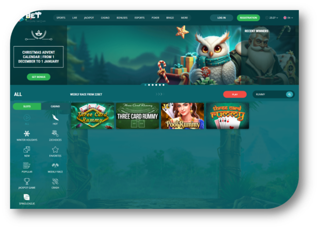 Rummy - List Page (22Bet) (en)