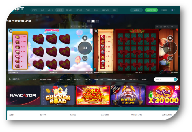 Scratch Cards - Game Page (22Bet) (hi)