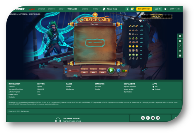 Scratch Cards - Game Page (BetWinner) (en)