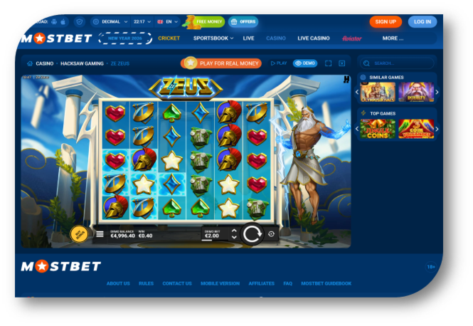 Slots Machines - Game Page (Mostbet) (en)