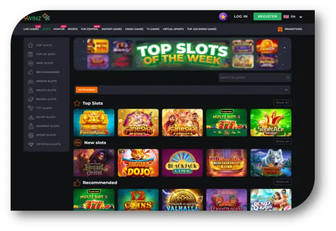 Slots Machines - List Page (9Winz) (hi)