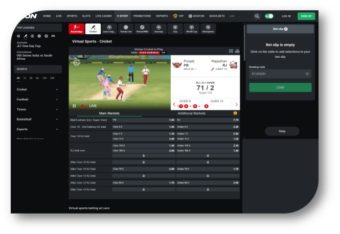 Virtual Sports - Game Page (Leon) (en)