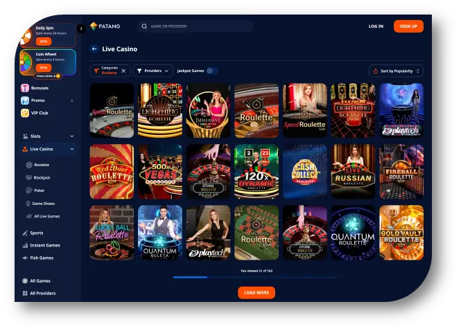 Patang - Live Casino Page (en)